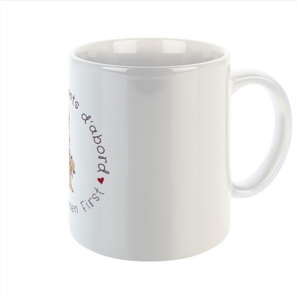 Tasse à café Pour nos enfants d'abord